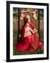 Virgin and Child-Master of the Embroidered Foliage-Framed Giclee Print