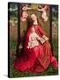 Virgin and Child-Master of the Embroidered Foliage-Stretched Canvas