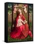 Virgin and Child-Master of the Embroidered Foliage-Framed Stretched Canvas