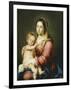 Virgin and Child-Bartolome Esteban Murillo-Framed Giclee Print