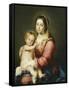 Virgin and Child-Bartolome Esteban Murillo-Framed Stretched Canvas