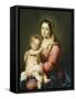 Virgin and Child-Bartolome Esteban Murillo-Framed Stretched Canvas