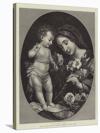 Virgin and Child-Carlo Dolci-Stretched Canvas