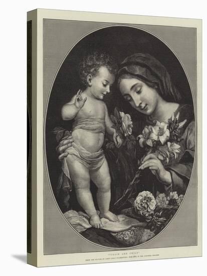Virgin and Child-Carlo Dolci-Stretched Canvas