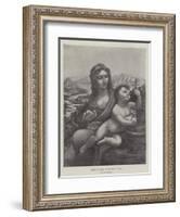 Virgin and Child-Leonardo da Vinci-Framed Giclee Print