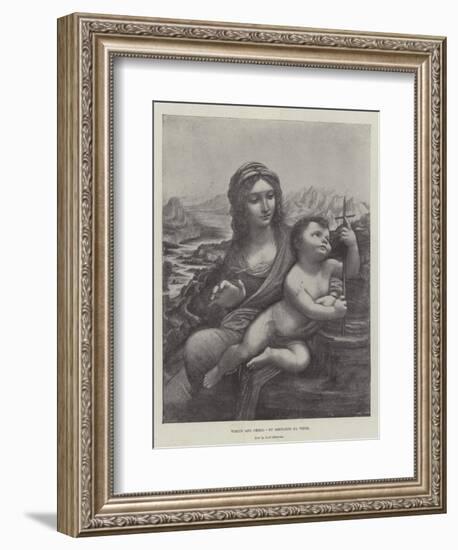 Virgin and Child-Leonardo da Vinci-Framed Giclee Print