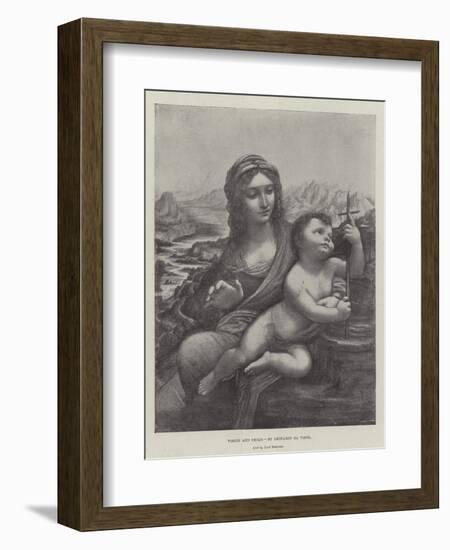 Virgin and Child-Leonardo da Vinci-Framed Giclee Print