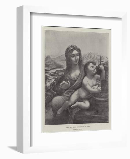 Virgin and Child-Leonardo da Vinci-Framed Giclee Print