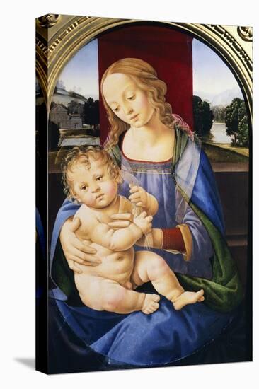 Virgin and Child-Lorenzo di Credi-Stretched Canvas