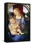 Virgin and Child-Lorenzo di Credi-Framed Stretched Canvas