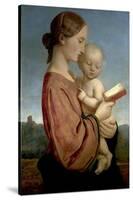 Virgin and Child-William Dyce-Stretched Canvas
