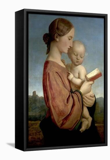 Virgin and Child-William Dyce-Framed Stretched Canvas