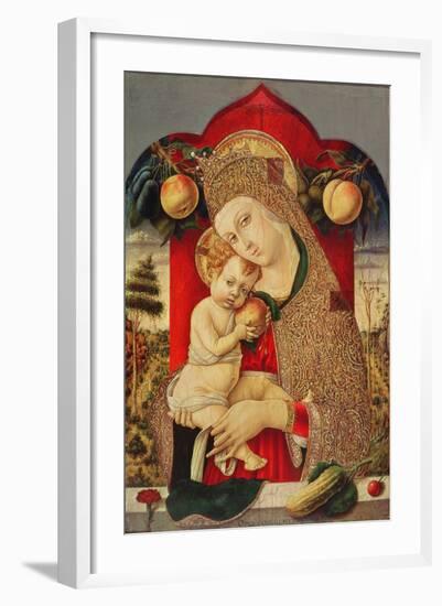 Virgin and Child-Carlo Crivelli-Framed Giclee Print