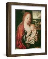 Virgin and Sleeping Child-Joos Van Cleve-Framed Giclee Print