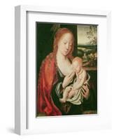 Virgin and Sleeping Child-Joos Van Cleve-Framed Giclee Print