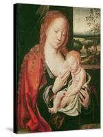 Virgin and Sleeping Child-Joos Van Cleve-Stretched Canvas