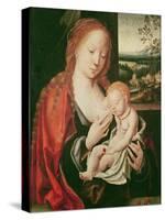 Virgin and Sleeping Child-Joos Van Cleve-Stretched Canvas