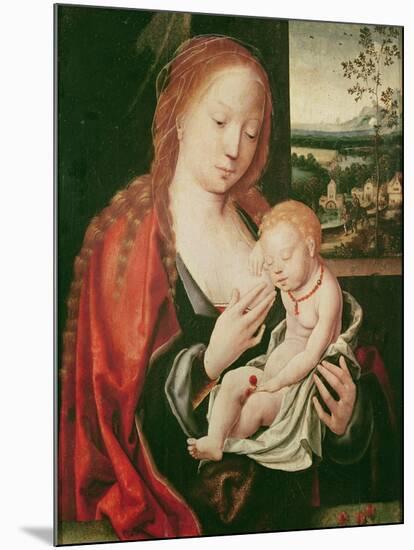 Virgin and Sleeping Child-Joos Van Cleve-Mounted Giclee Print