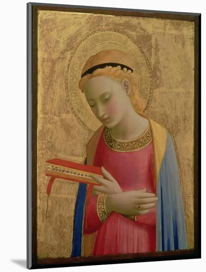 Virgin Annunciate, 1450-55 (Gold Leaf and Tempera on Wood Panel) (See also 139311)-Fra Angelico-Mounted Premium Giclee Print