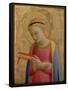 Virgin Annunciate, 1450-55 (Gold Leaf and Tempera on Wood Panel) (See also 139311)-Fra Angelico-Framed Stretched Canvas
