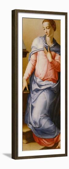 Virgin Annunciate, 1540-1545-Agnolo Bronzino-Framed Premium Giclee Print