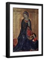 Virgin Annunciate, C1340-C1344-Simone Martini-Framed Giclee Print