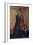 Virgin Annunciate, C1340-C1344-Simone Martini-Framed Giclee Print