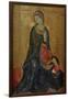 Virgin Annunciate, Right Hand Panel of Diptych, 1340-44-Simone Martini-Framed Giclee Print