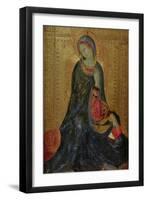 Virgin Annunciate, Right Hand Panel of Diptych, 1340-44-Simone Martini-Framed Giclee Print