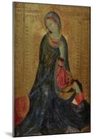 Virgin Annunciate, Right Hand Panel of Diptych, 1340-44-Simone Martini-Mounted Giclee Print