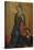 Virgin Annunciate, Right Hand Panel of Diptych, 1340-44-Simone Martini-Stretched Canvas