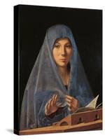 Virgin Annunciate-Antonello da Messina-Stretched Canvas