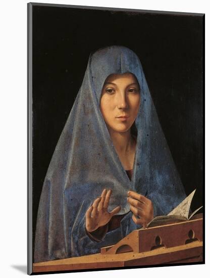 Virgin Annunciate-Antonello da Messina-Mounted Art Print