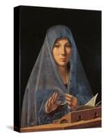 Virgin Annunciate-Antonello da Messina-Stretched Canvas