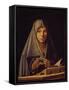 Virgin Annunciate-Antonello da Messina-Framed Stretched Canvas