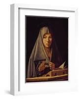 Virgin Annunciate-Antonello da Messina-Framed Giclee Print