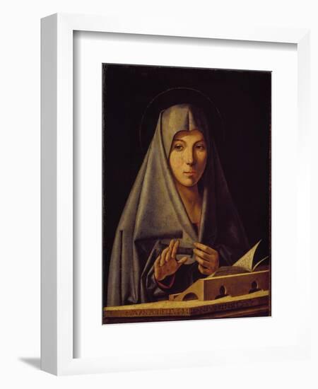 Virgin Annunciate-Antonello da Messina-Framed Giclee Print