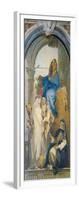 Virgin Appearing to St Catherine of Siena, Rosa of Lima and Agnes of Montepulciano-Giambattista Tiepolo-Framed Giclee Print