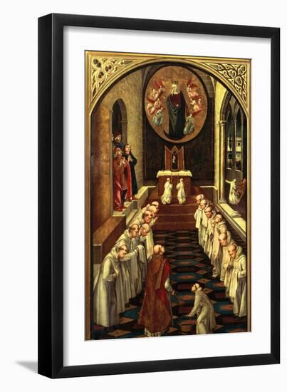 Virgin Appears to a Community-Pedro Berruguete-Framed Giclee Print