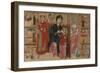 Virgin & Child Enthroned with Saints Leonard & Peter & Scenes from Life of Saint Peter, c.1280-Master of the Magdalen-Framed Giclee Print