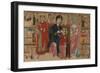 Virgin & Child Enthroned with Saints Leonard & Peter & Scenes from Life of Saint Peter, c.1280-Master of the Magdalen-Framed Giclee Print