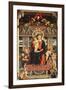 Virgin Enthroned, Detail from Central Part of San Zeno Altarpiece-Andrea Mantegna-Framed Giclee Print