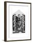 Virgin Enthroned with Angels, 1290-1295-Apontenier-Framed Giclee Print