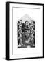 Virgin Enthroned with Angels, 1290-1295-Apontenier-Framed Giclee Print