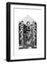 Virgin Enthroned with Angels, 1290-1295-Apontenier-Framed Giclee Print