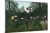 Virgin Forest with Setting Sun, C. 1910-Henri Rousseau-Mounted Giclee Print