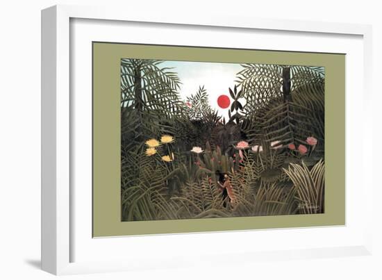 Virgin Forest-Henri Rousseau-Framed Art Print