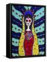 Virgin Guadalupe Dia De Los Muertos-Prisarts-Framed Stretched Canvas