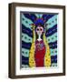 Virgin Guadalupe Dia De Los Muertos-Prisarts-Framed Premium Giclee Print