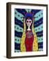 Virgin Guadalupe Dia De Los Muertos-Prisarts-Framed Giclee Print